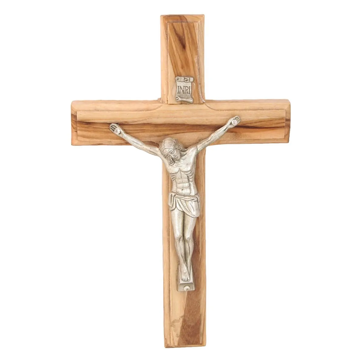 Hand Made Wall Cross Saint Benedict the Holy Land 14cm/ 5.5inch