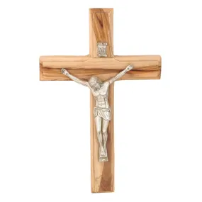 Hand Made Wall Cross Saint Benedict the Holy Land 14cm/ 5.5inch