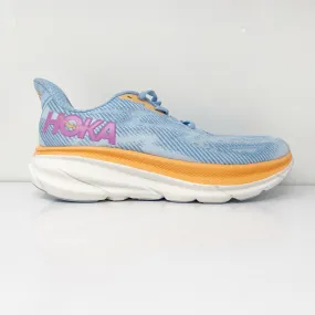 Hoka One One Womens Clifton 9 1127896 ABIW Blue Running Shoes Sneakers Size 8 B