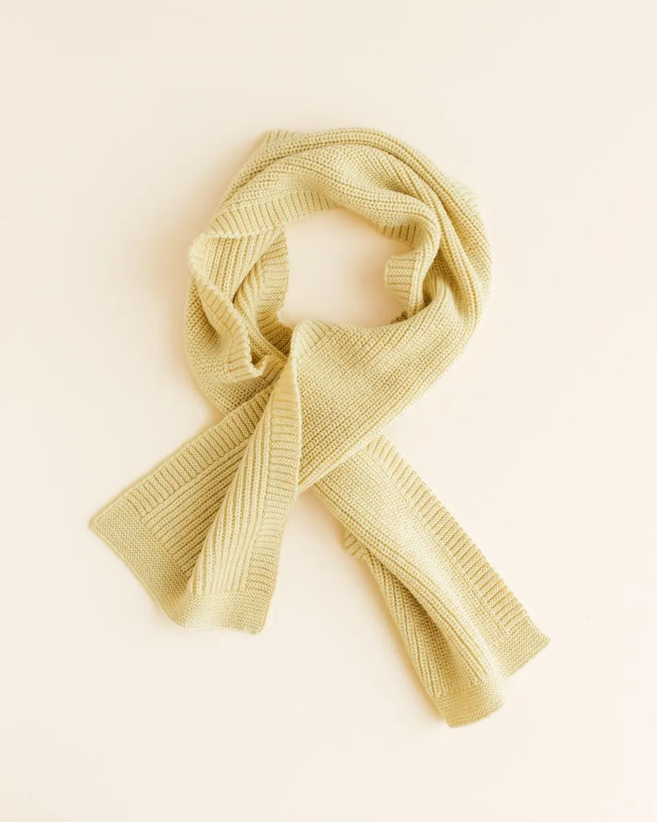 Hvid Gustave Scarf Light Yellow