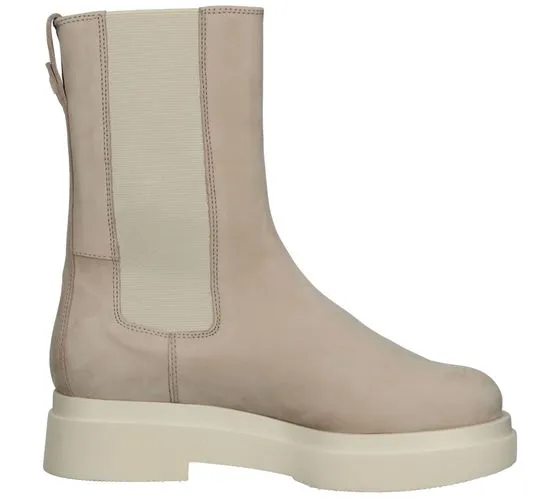 högl botas de mujer zapatos de piel auténtica zapatos altos con aspecto Chelsea 3-10 3202 9300 beige