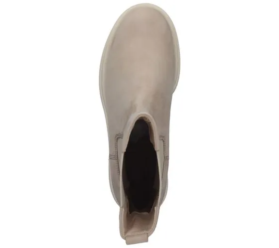 högl botas de mujer zapatos de piel auténtica zapatos altos con aspecto Chelsea 3-10 3202 9300 beige