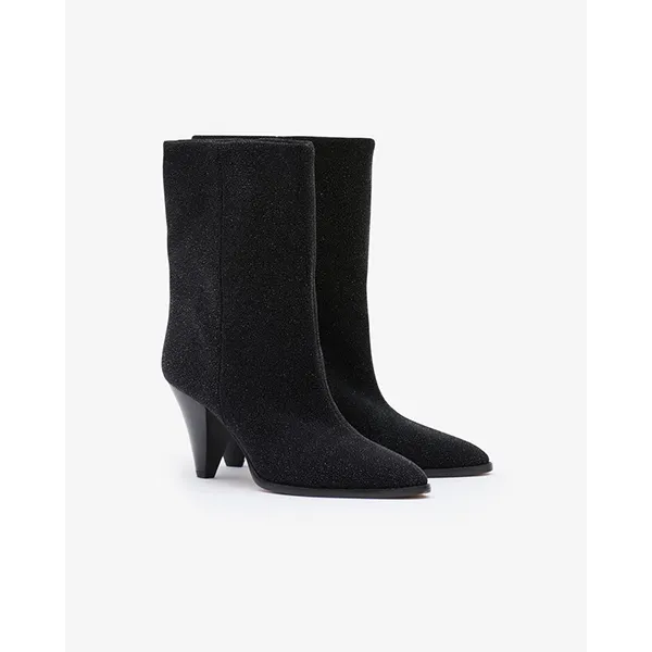 Isabel Marant Étoile Rouxa Boots Black Glitter