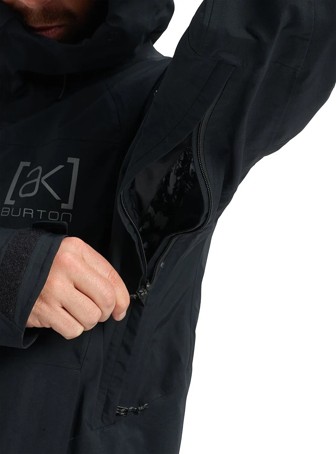 jacket Burton Velocity AK Gore-Tex Anorak 2L - True Black - men´s