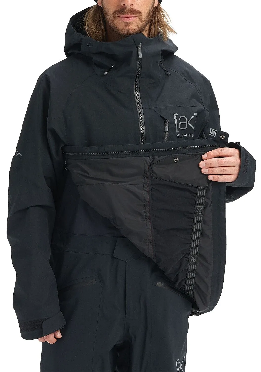 jacket Burton Velocity AK Gore-Tex Anorak 2L - True Black - men´s