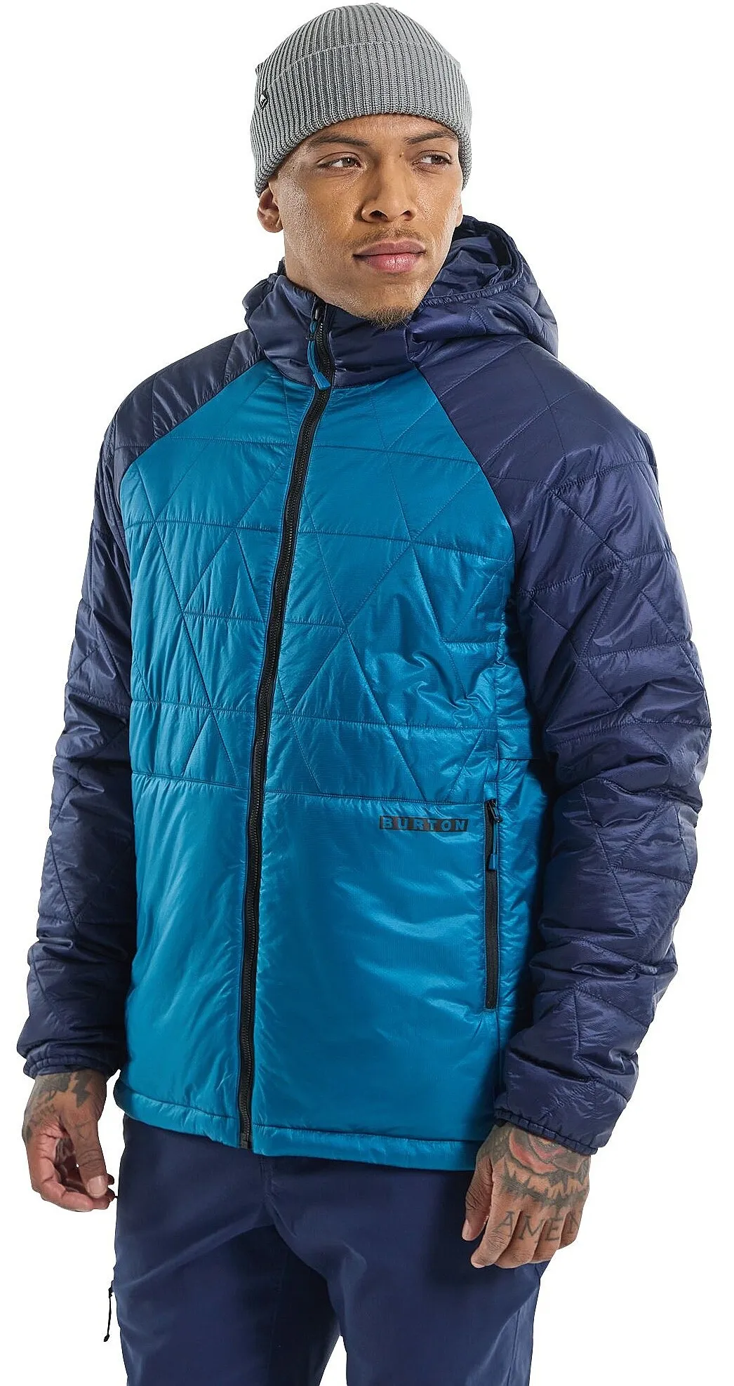 jacket Burton Versatile Heat Hooded Synthetic Insulated - Lyons Blue/Dress Blue - men´s