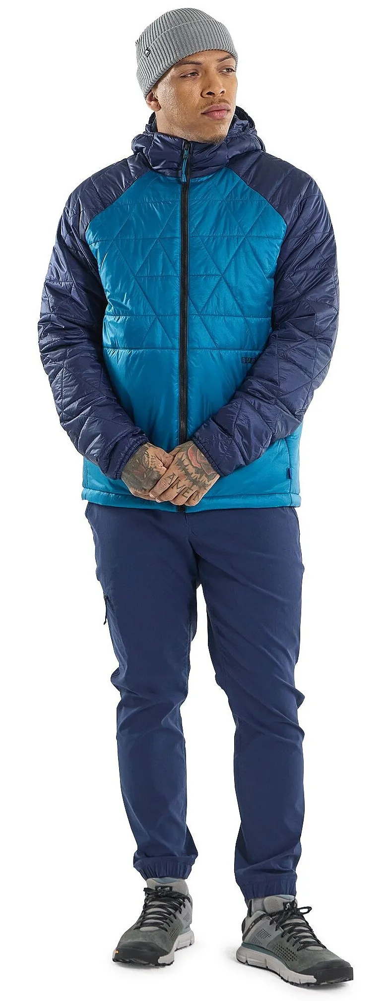 jacket Burton Versatile Heat Hooded Synthetic Insulated - Lyons Blue/Dress Blue - men´s