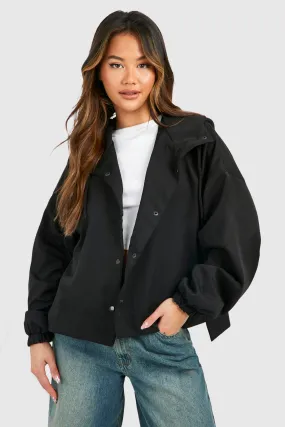 Jackets & Coats | Pocket Detail Hooded Jacket | boohoo