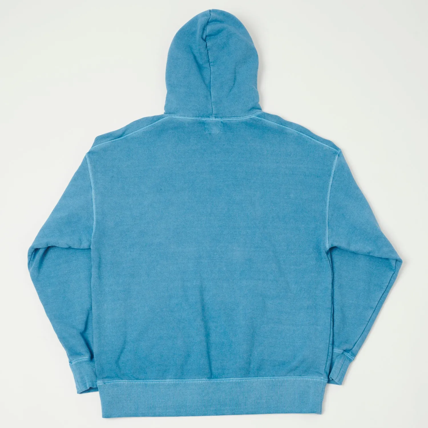 Jackman Faded Sweat Parka - Fade Blue