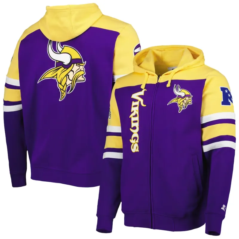 Jensen Minnesota Vikings Hooded Jacket - William Jacket