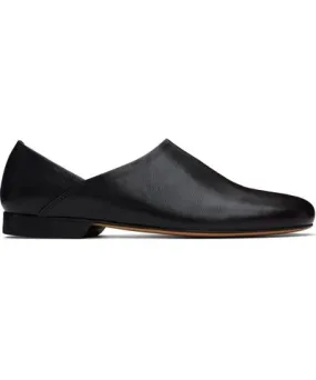 Lemaire Black Square Toe Slippers