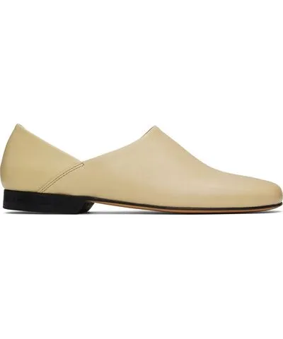 Lemaire Off-White Leather Slippers