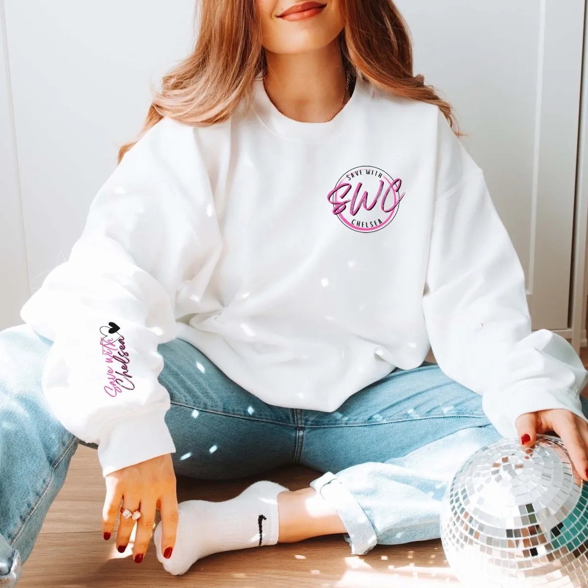 Life Is Boring-  Save With Chelsea Bella Crew Sweatshirt