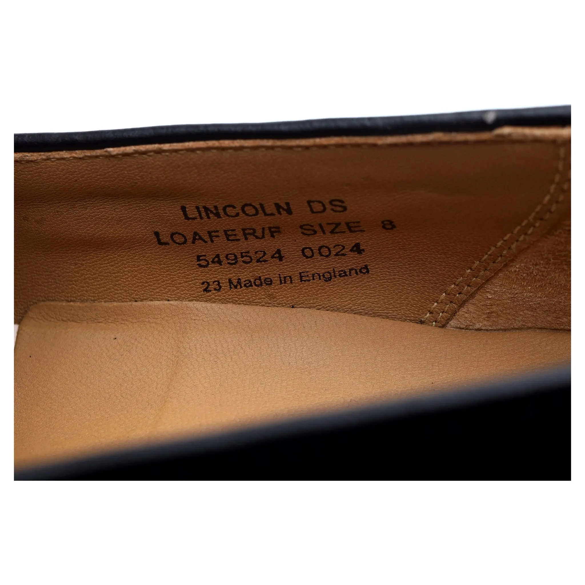 'Lincoln' Dark Brown Suede Tassel Loafers UK 8 F