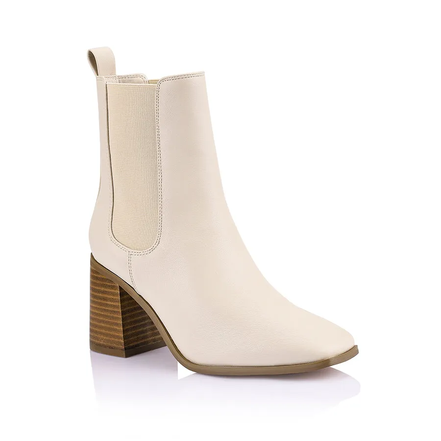 Link Chelsea Ankle Boots - Bone / Bone