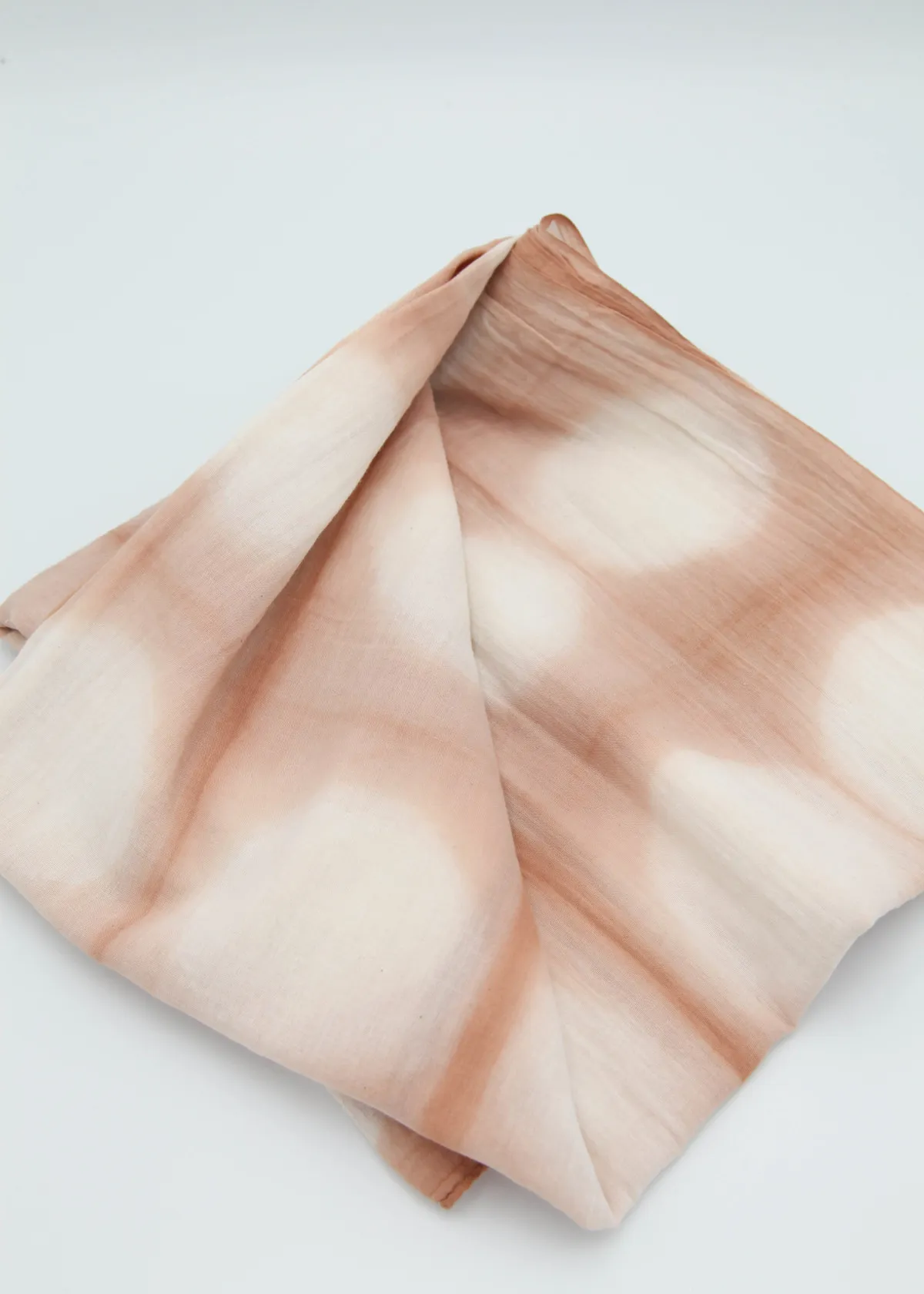 Long Gauze Shibori Scarf