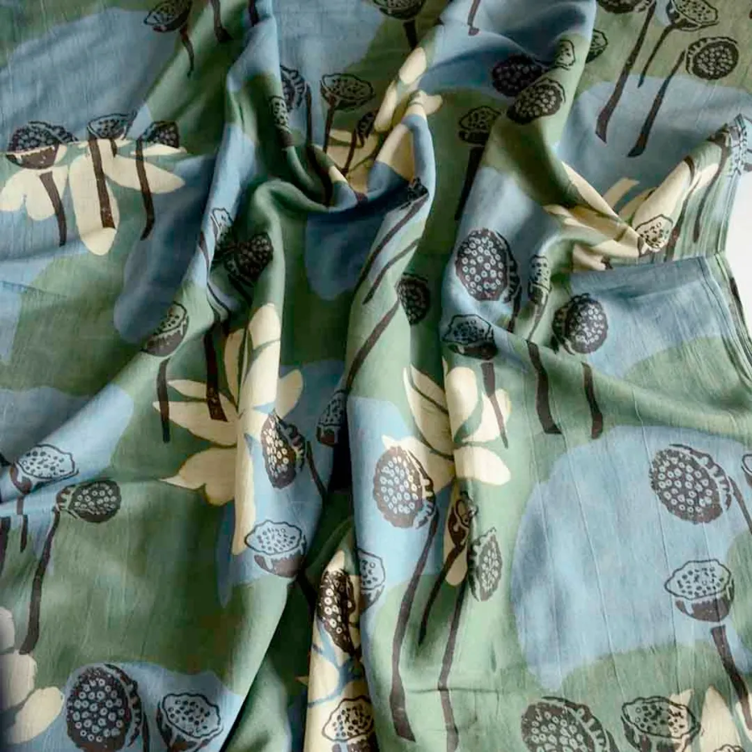 Lotus Garden Scarf