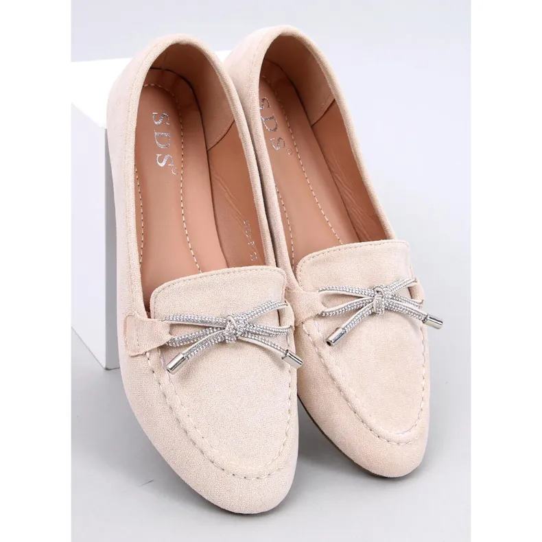 Marsoin Beige suede moccasins