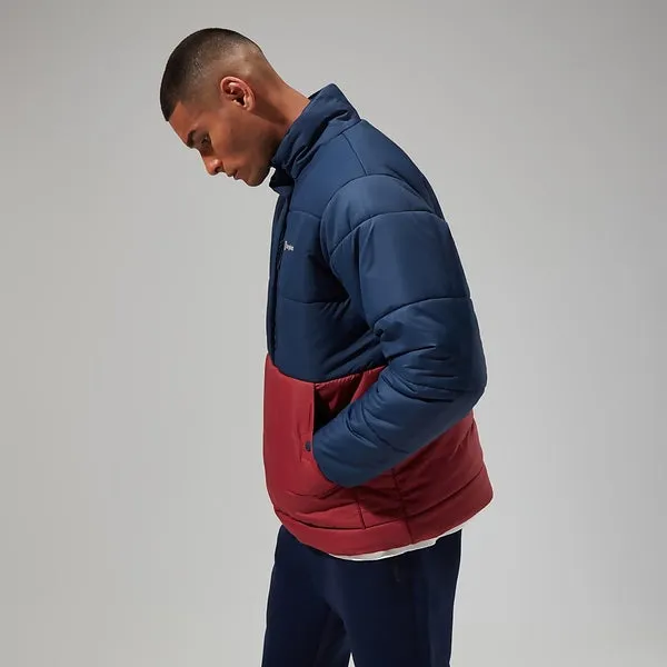 Men's Urban Selapass Smock - Dark Blue/Dark Red