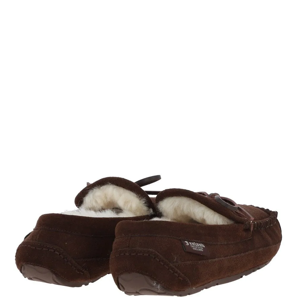 Men's Brown Sheepskin Moccasins - Maverick