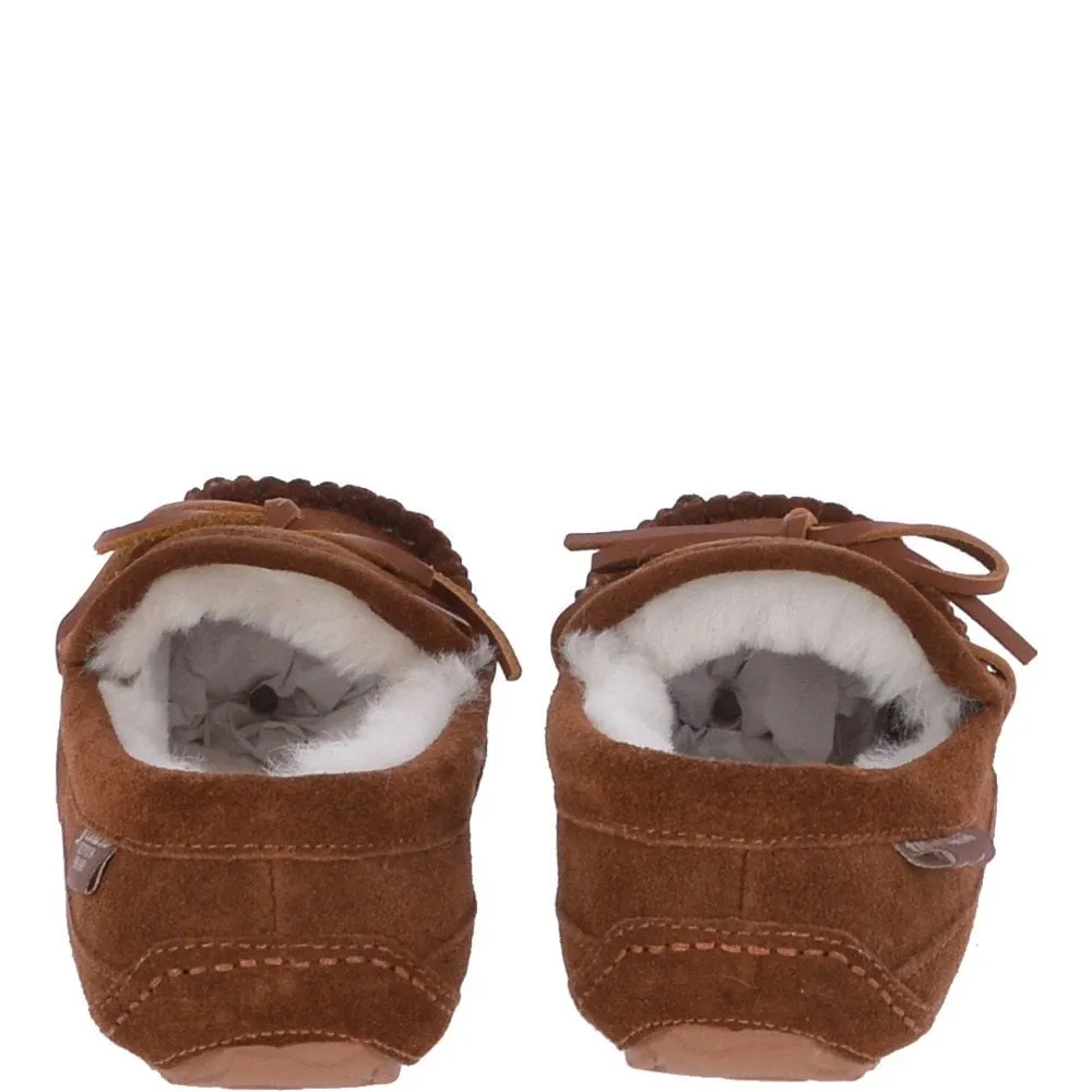 Men's Chestnut Sheepskin Moccasins - Maverick