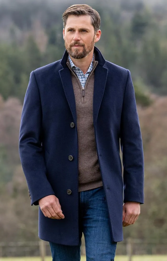 Men's Wool & Cashmere Paddock Coat