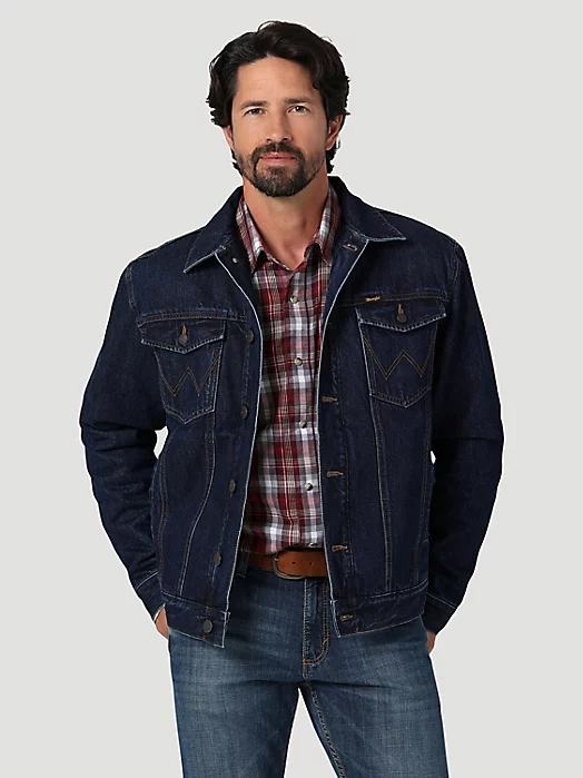 Men’s Wrangler® Retro Unlined Denim Jacket In Bella Vista