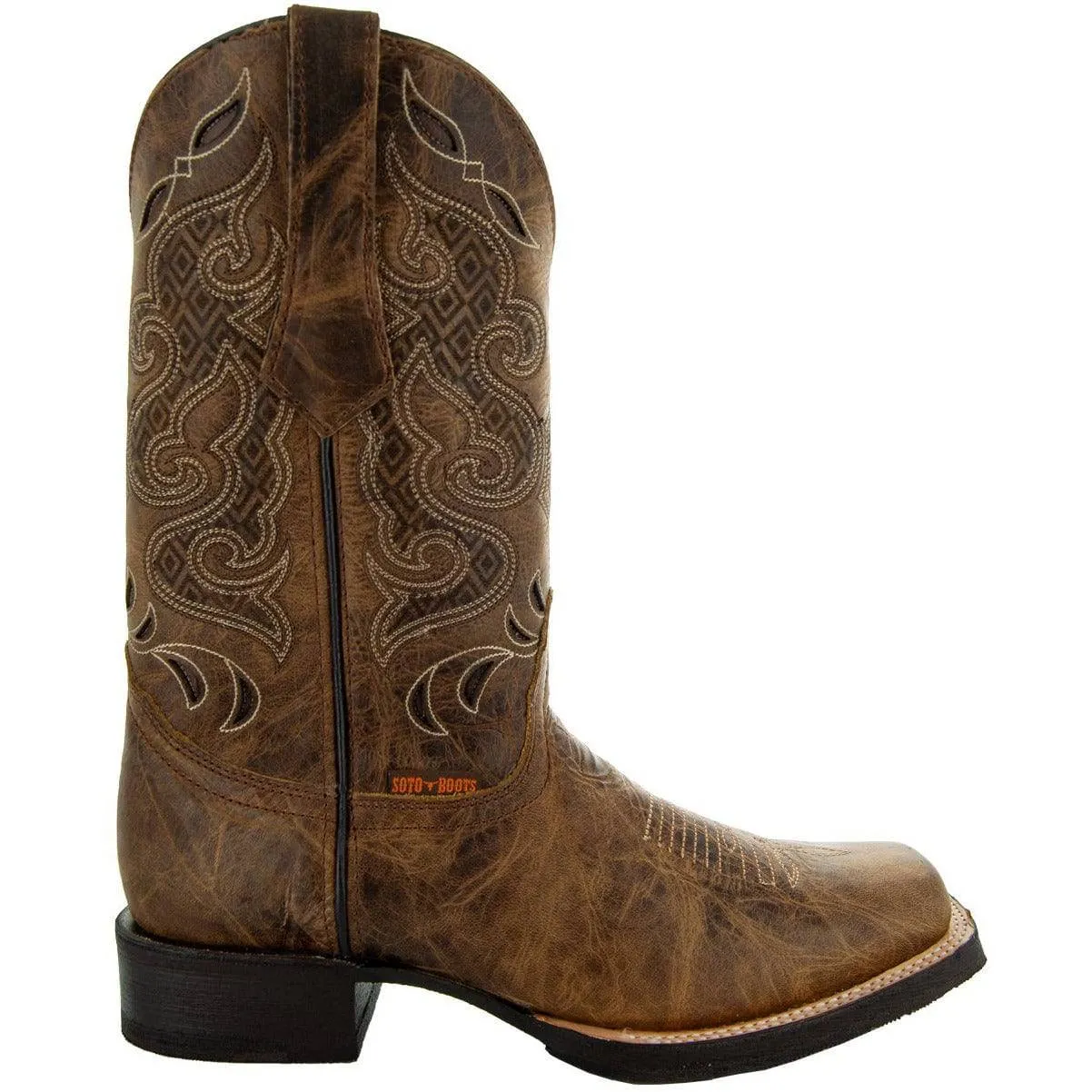 Mesa Mens' Square Toe Cowboy Boots (H50019)