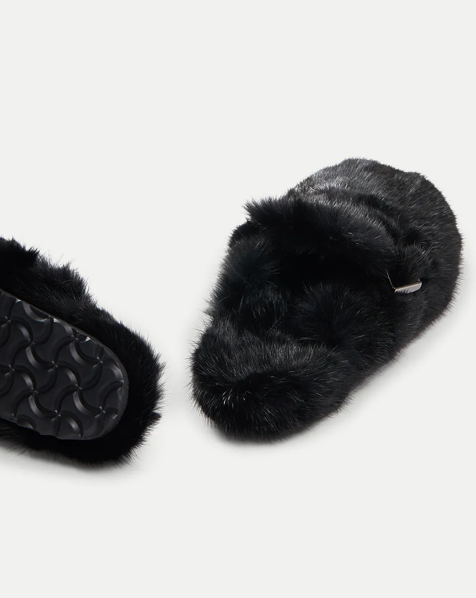 Mink Clog Slippers