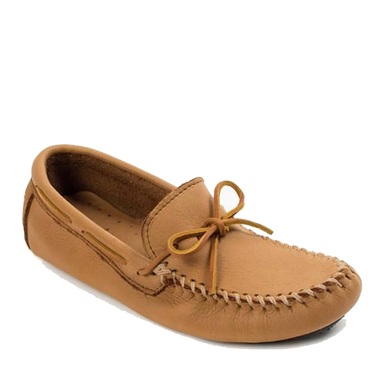 Minnetonka 950 MOOSEHIDE DRIVER Tan Moccasins