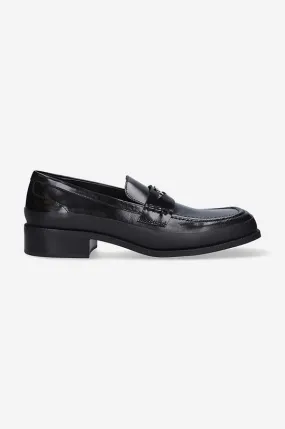 MISBHV leather loafers The Brutalist men's black color 3021BM203