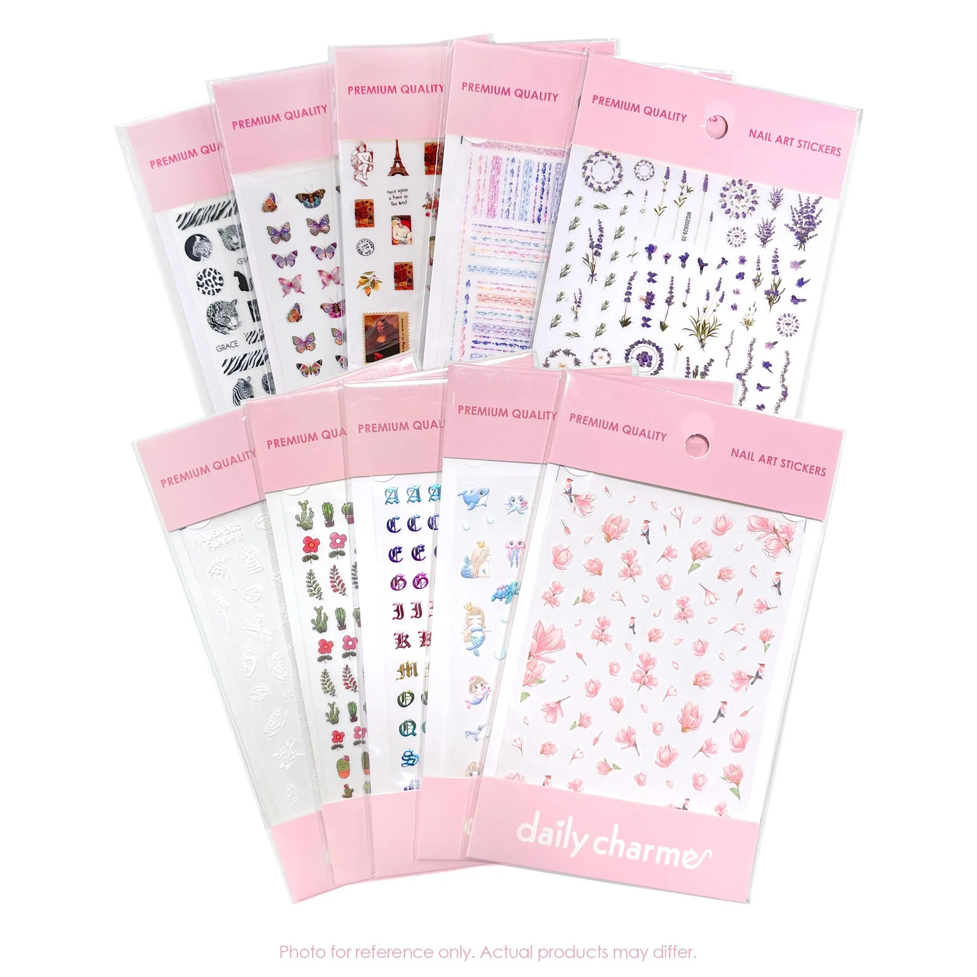 Mystery Nail Sticker Bundle / 10 Sheets