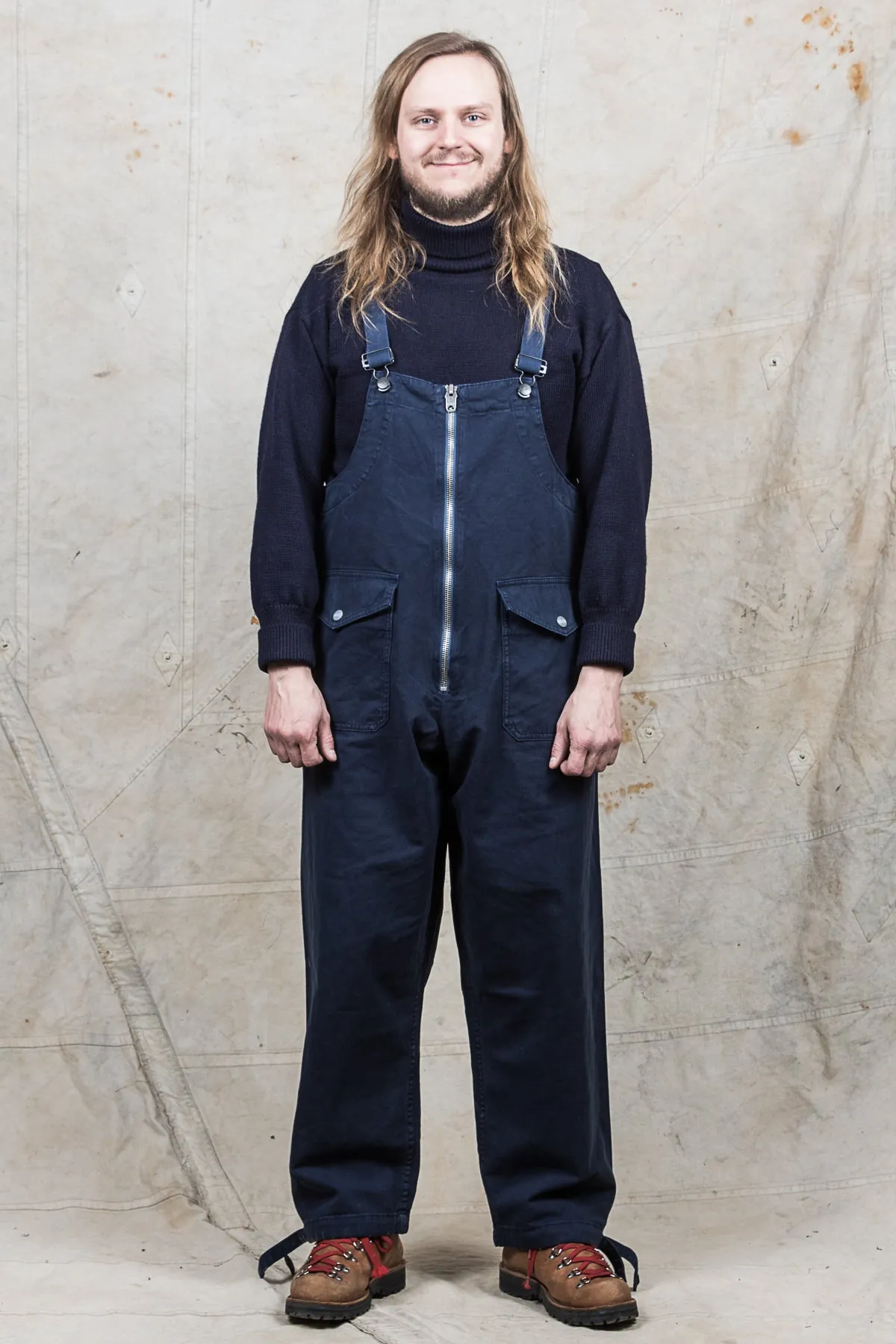 Nigel Cabourn Deck Waders Black Navy