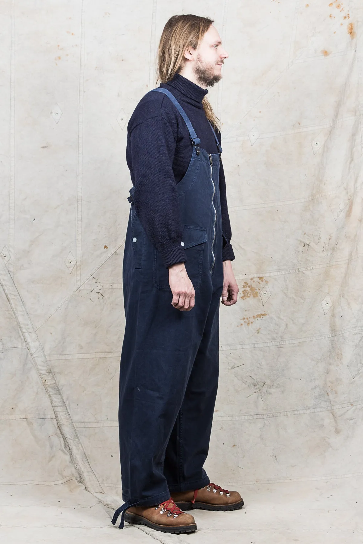 Nigel Cabourn Deck Waders Black Navy