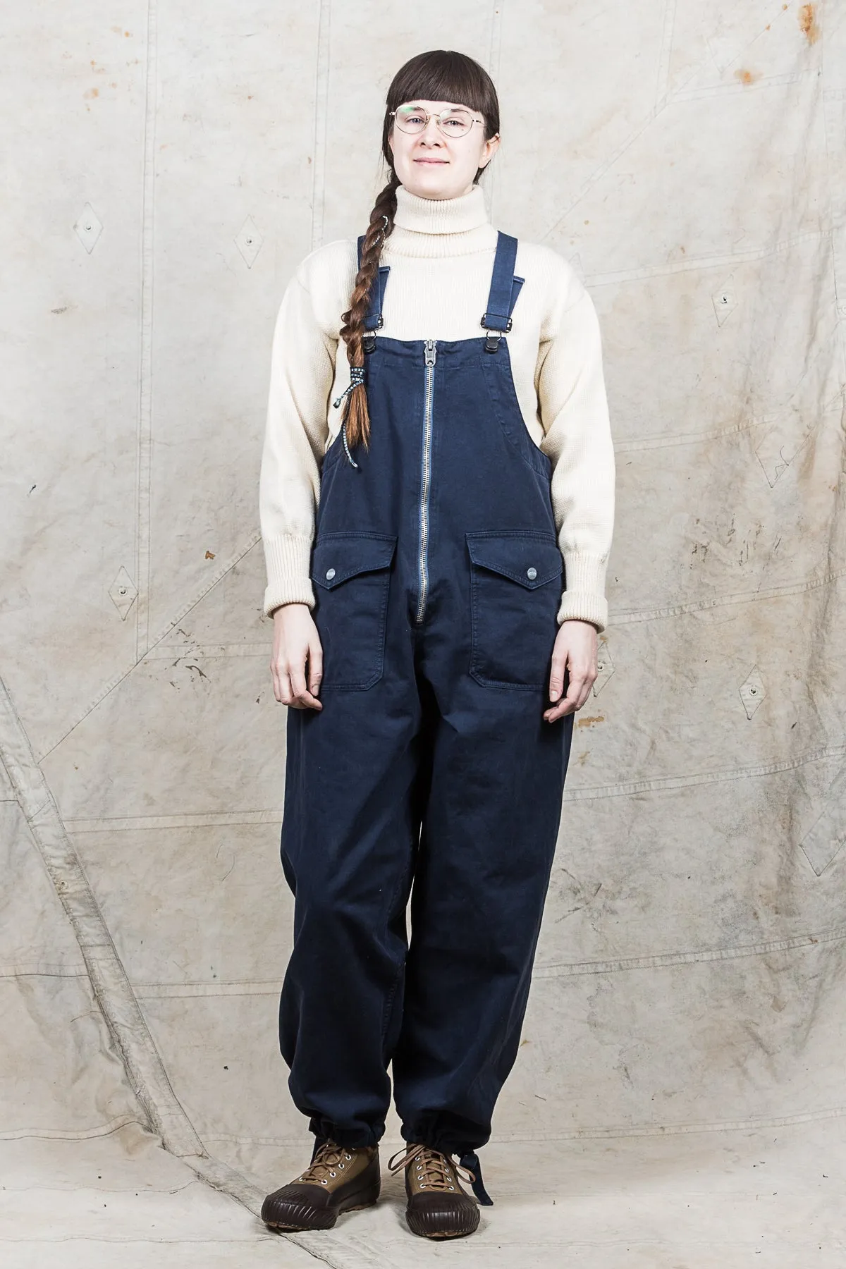 Nigel Cabourn Deck Waders Black Navy