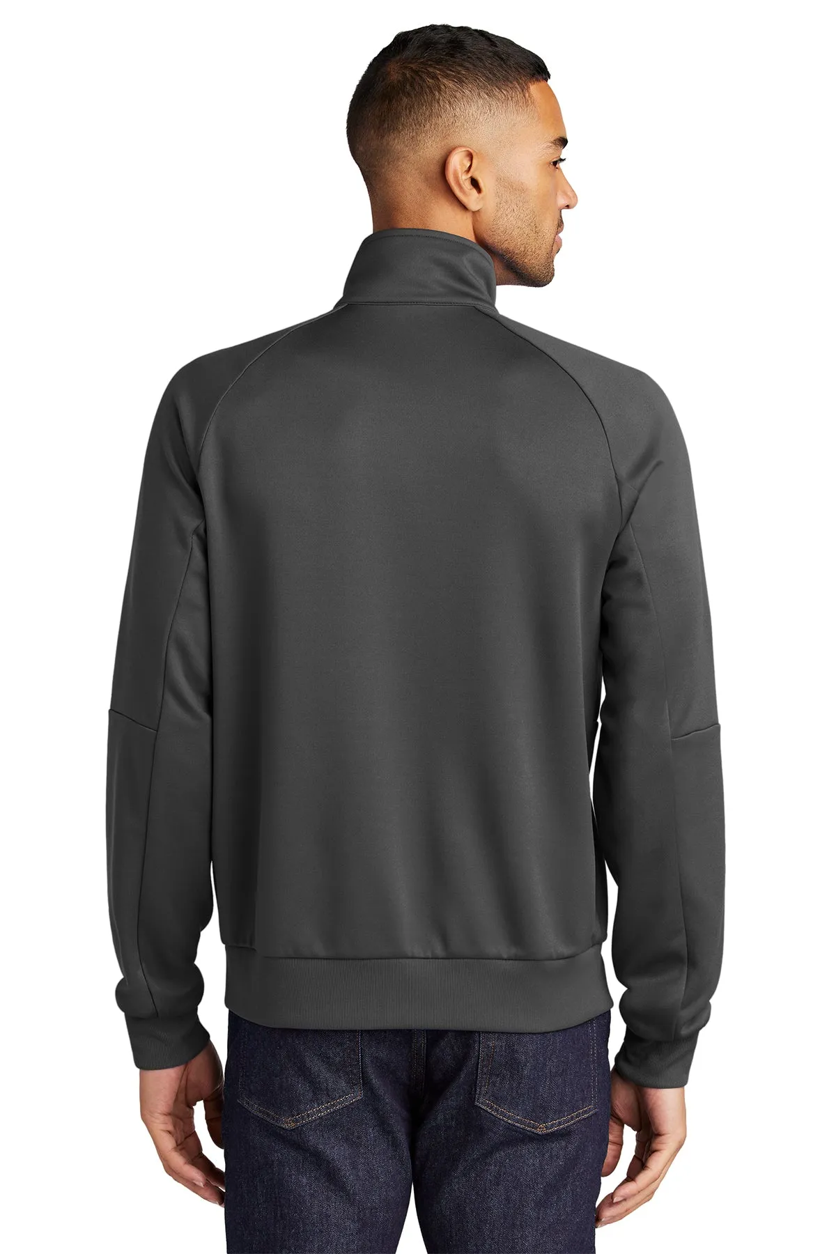 Nike Full-Zip Chest Swoosh Custom Jackets, Anthracite