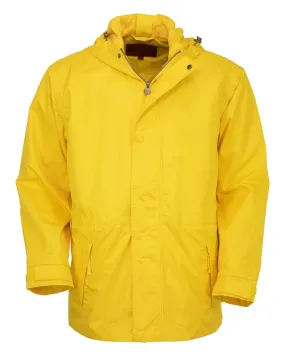 Outback Unisex Pak-A-Roo Unisex Waterproof Parka - Yellow