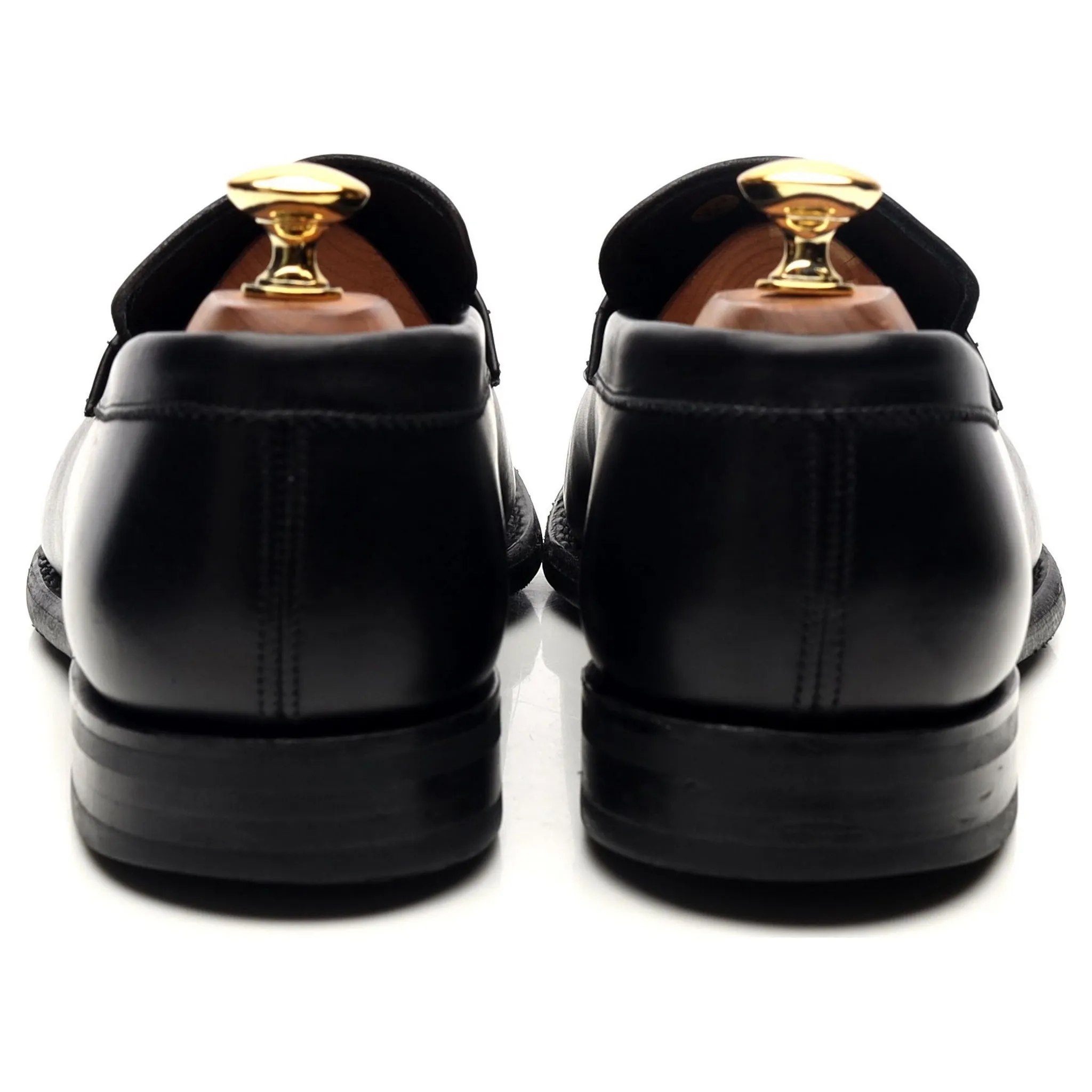 'Parham' Black Leather Loafers UK 6.5 F