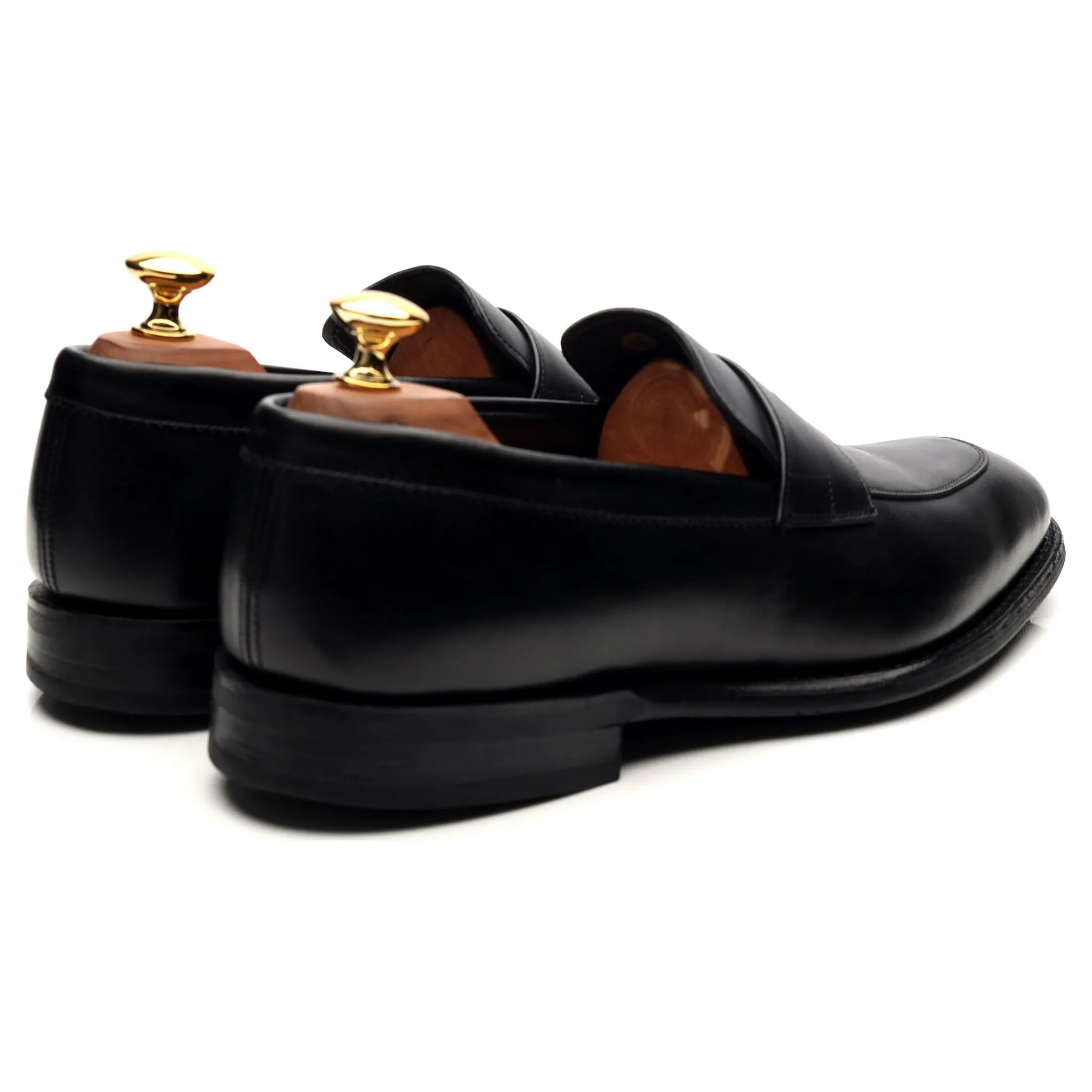 'Parham' Black Leather Loafers UK 6.5 F