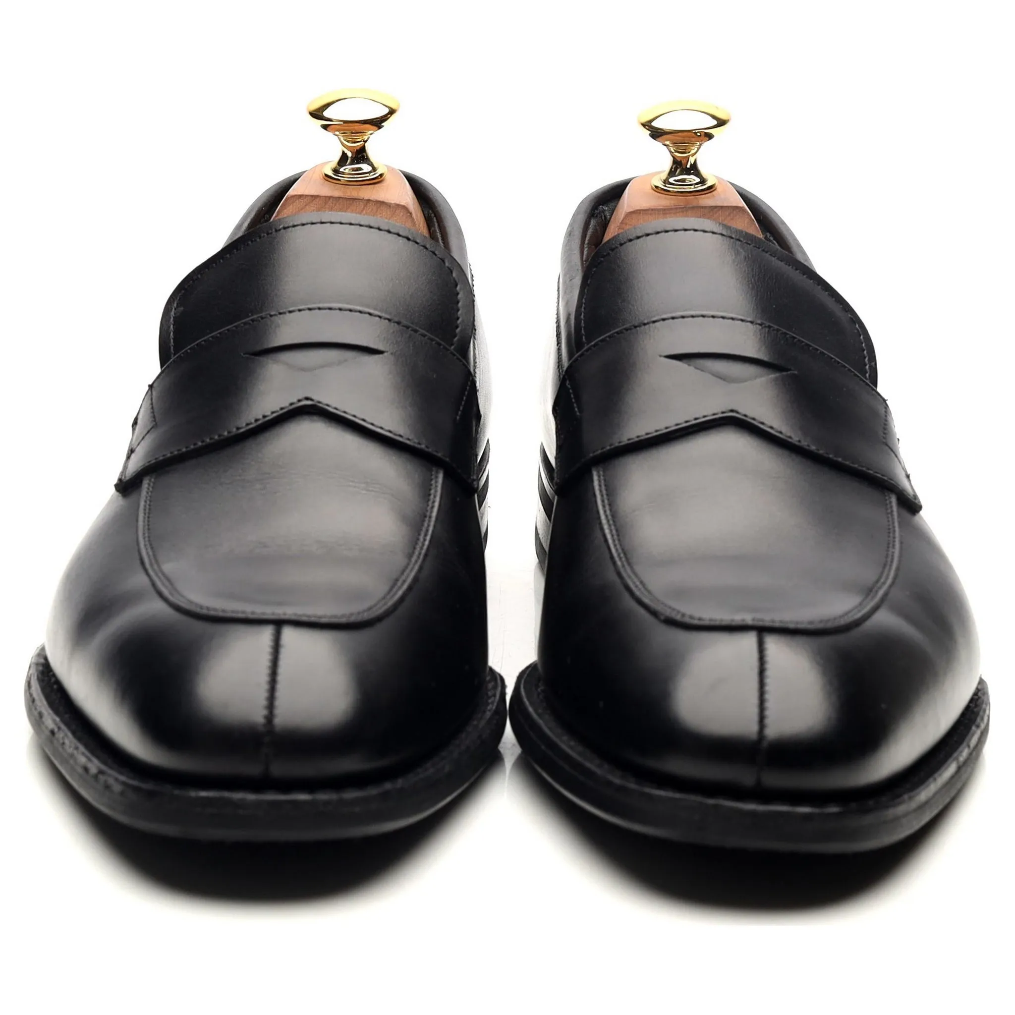 'Parham' Black Leather Loafers UK 6.5 F