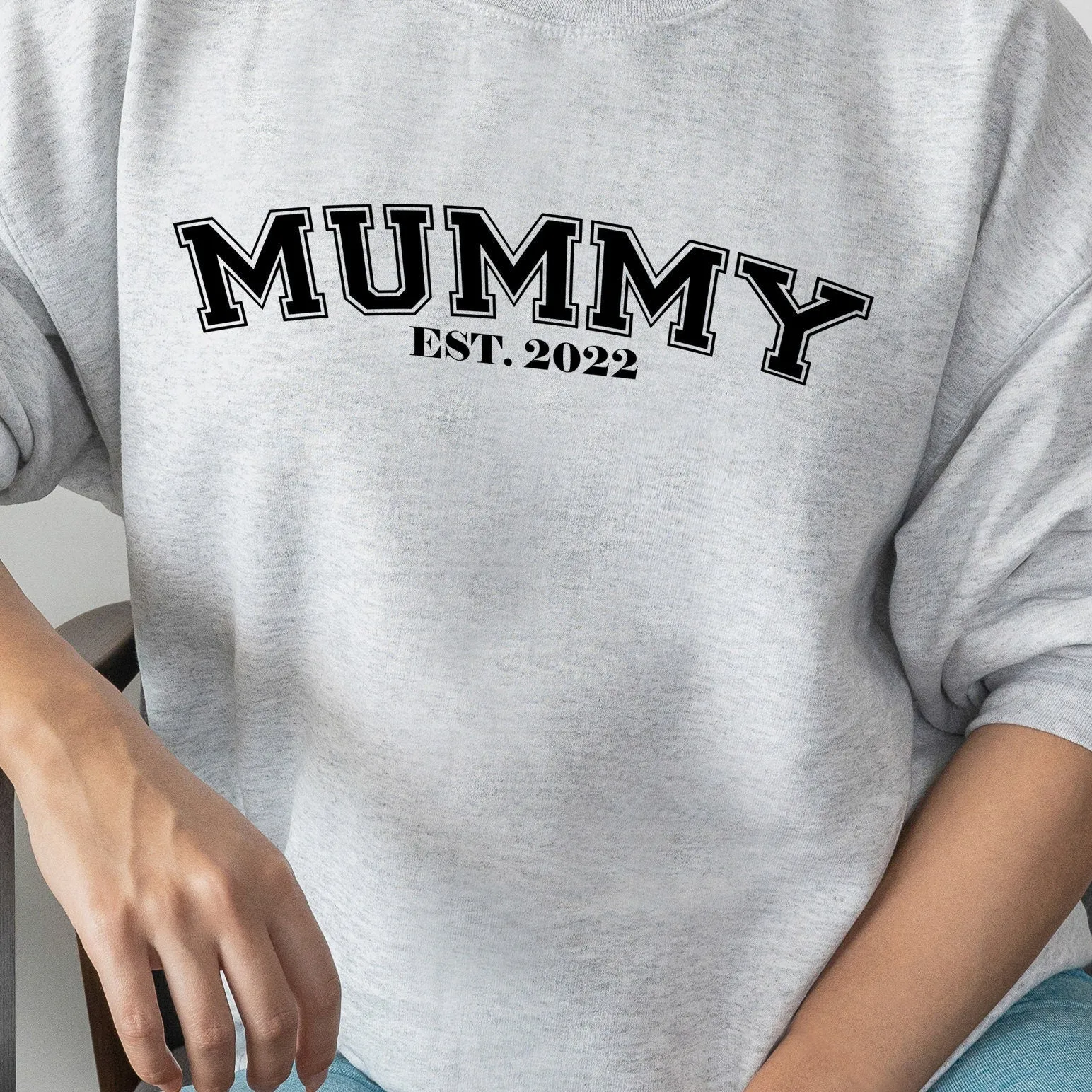 Personalised Mummy EST Hoodie, Mother's Day Gift, Mummy Birthday Gift, New Mum Gift