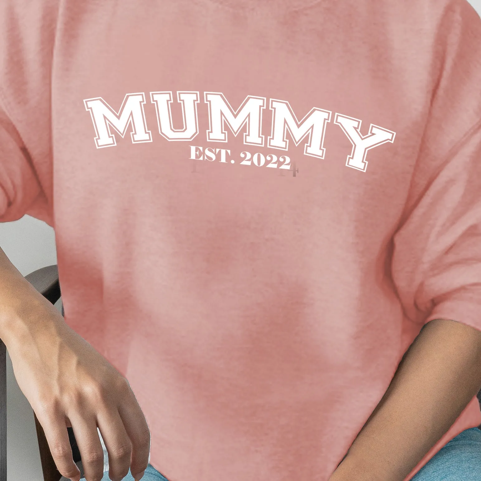 Personalised Mummy EST Hoodie, Mother's Day Gift, Mummy Birthday Gift, New Mum Gift