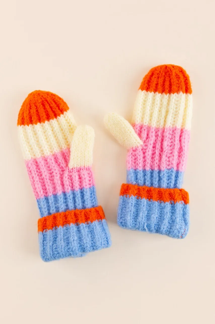 Raquel Colorblock Mittens