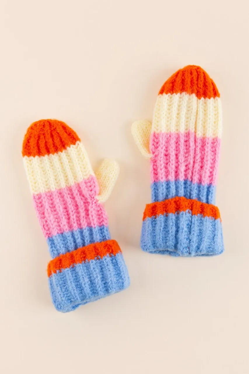 Raquel Colorblock Mittens