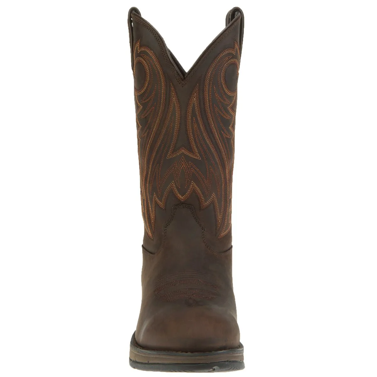 Rebel by Durango Mens Chocolate Leather Wyoming Western Cowboy Boots