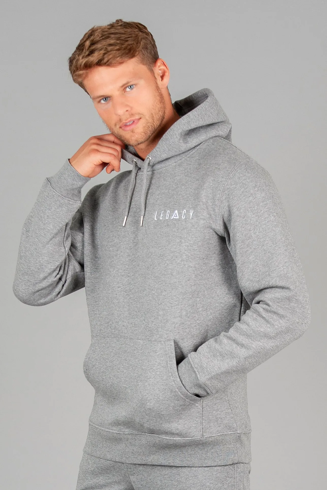 Rest Day Hoodie Mid Grey