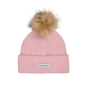 Rohnisch Pom Rib Ladies Golf Beanie Coral Blush