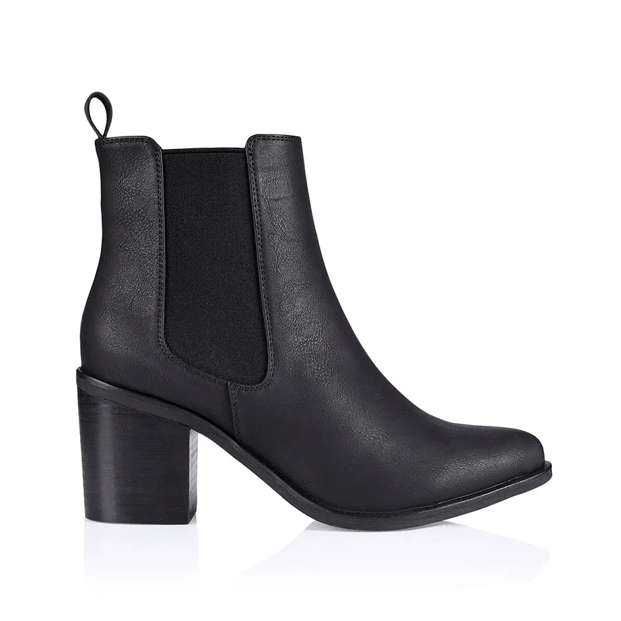 Samantha Chelsea Boots - Black Softee