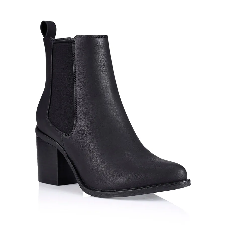 Samantha Chelsea Boots - Black Softee