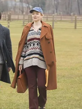 Sarah Snook Succession Brown Coat - New American Jackets